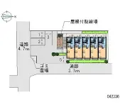 ★手数料０円★八尾市明美町　月極駐車場（LP）